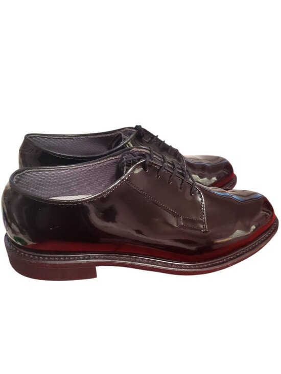 Bates Mens Patent Leather Oxford Shoes Black Size 10 main image 8